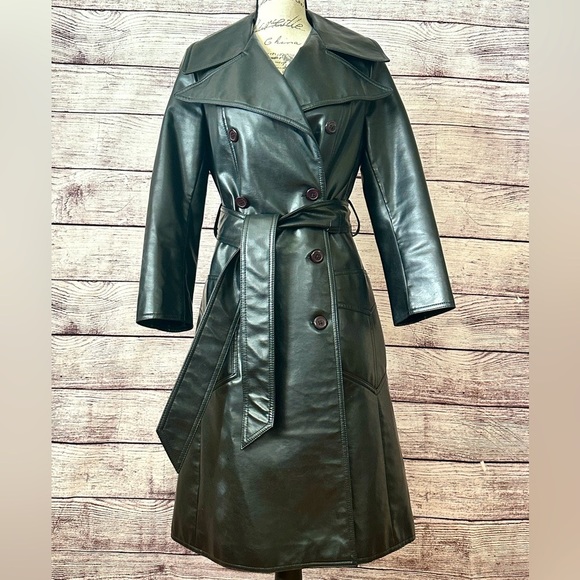 Vintage British Crown Colony Hong Kong 1960’s Trench Coat Size S - Picture 5 of 15